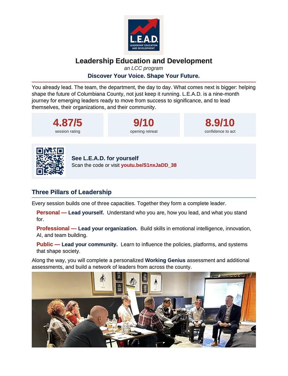lead program brochure